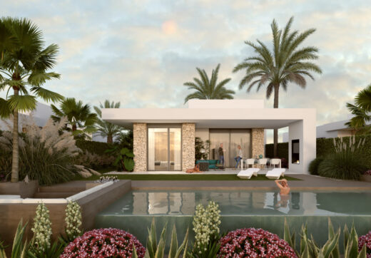 Villas Mustique and Aruba, exclusive homes next to the golf course at La Finca Resort