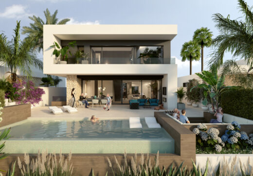 Villas Mustique and Aruba, exclusive homes next to the golf course at La Finca Resort
