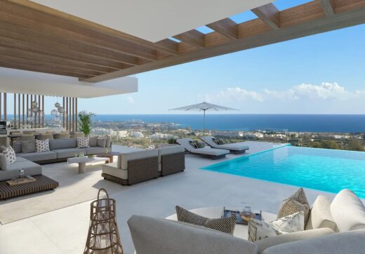 Luxury villas in a tranquil setting