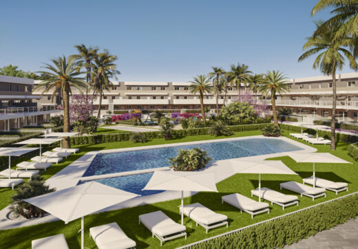Allure, confort and design in groundfloor and duplex apartments in Alenda Golf.