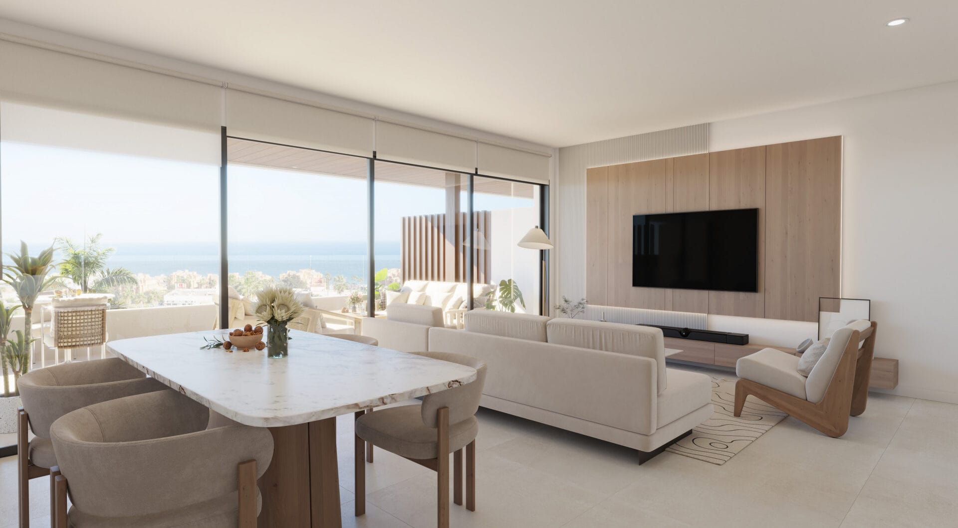 Modern New-Build Apartment with Sea Views in Los Hidalgos, Manilva