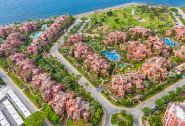Impeccably renovated, south facing beach front, garden apartment located in the exclusive Menara Beach community on the sought-after New Golden Mile