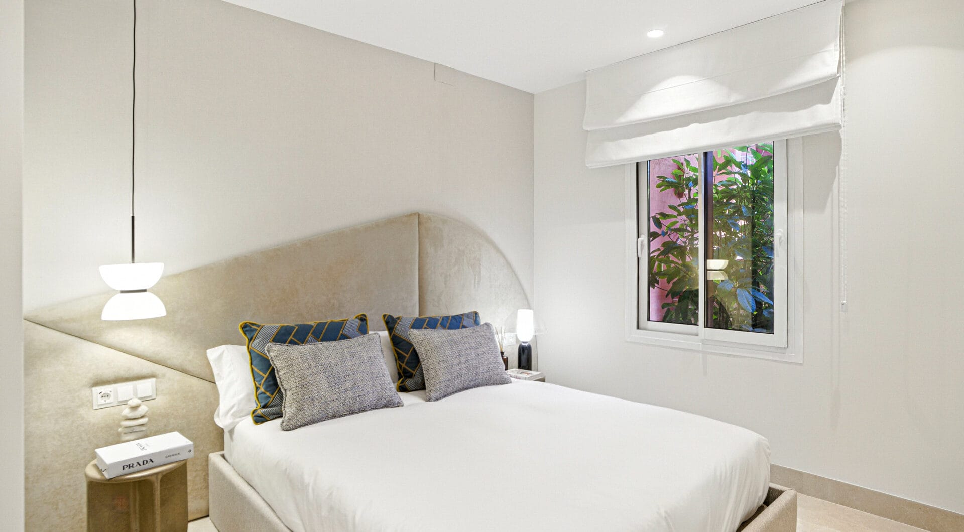 Impeccably renovated, south facing beach front, garden apartment located in the exclusive Menara Beach community on the sought-after New Golden Mile
