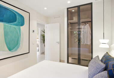 Impeccably renovated, south facing beach front, garden apartment located in the exclusive Menara Beach community on the sought-after New Golden Mile
