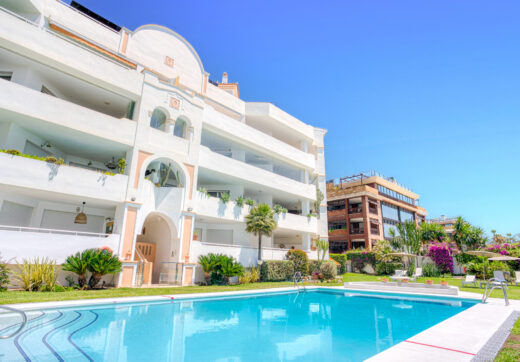 Exclusive Beachfront Two-Bedroom South-Facing Apartment with Sea Views in La Herradura, Marbella