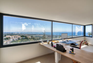 Outstanding, five bedroom Villa located in Altos de Los Monteros with panoramic sea views