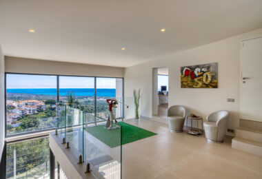 Outstanding, five bedroom Villa located in Altos de Los Monteros with panoramic sea views