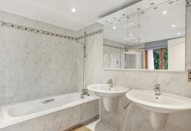 Elegant, southeast facing five bedroom Villa located on the New Golden Mile in Estepona, just steps from the beach
