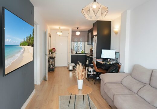 Bright south facing, recently renovated two bedroom apartment located in the beachside community of Artola Baja, Marbella