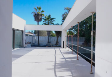 Villa Maya – a magnificent four-bedroom modern beachside villa, currently under construction on the cusp of Guadalmina Baja