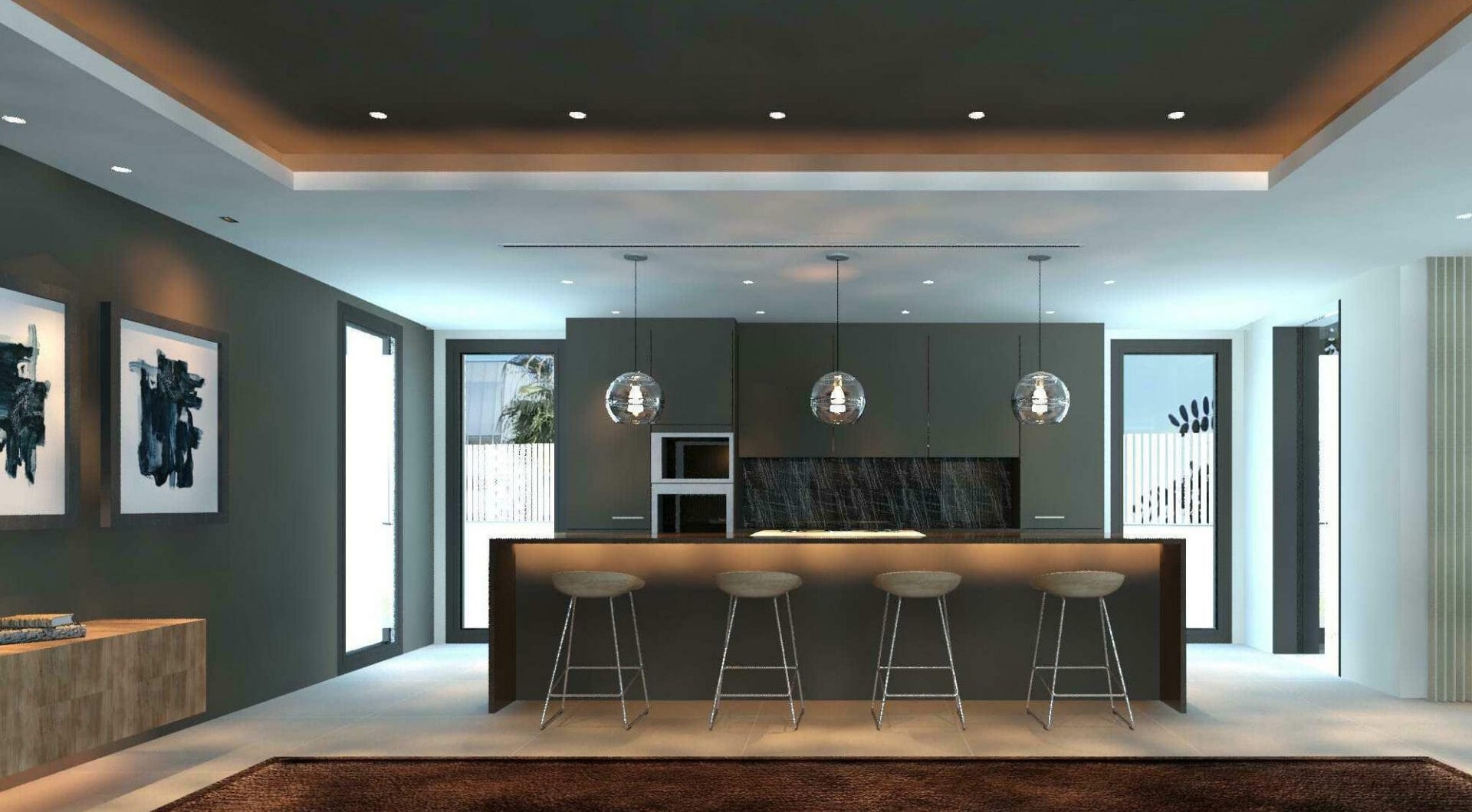 Villa Maya – a magnificent four-bedroom modern beachside villa, currently under construction on the cusp of Guadalmina Baja