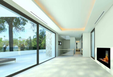 Villa Maya – a magnificent four-bedroom modern beachside villa, currently under construction on the cusp of Guadalmina Baja