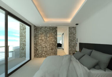 Villa Maya – a magnificent four-bedroom modern beachside villa, currently under construction on the cusp of Guadalmina Baja
