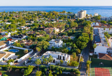 Villa Maya – a magnificent four-bedroom modern beachside villa, currently under construction on the cusp of Guadalmina Baja
