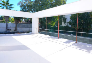 Villa Maya – a magnificent four-bedroom modern beachside villa, currently under construction on the cusp of Guadalmina Baja