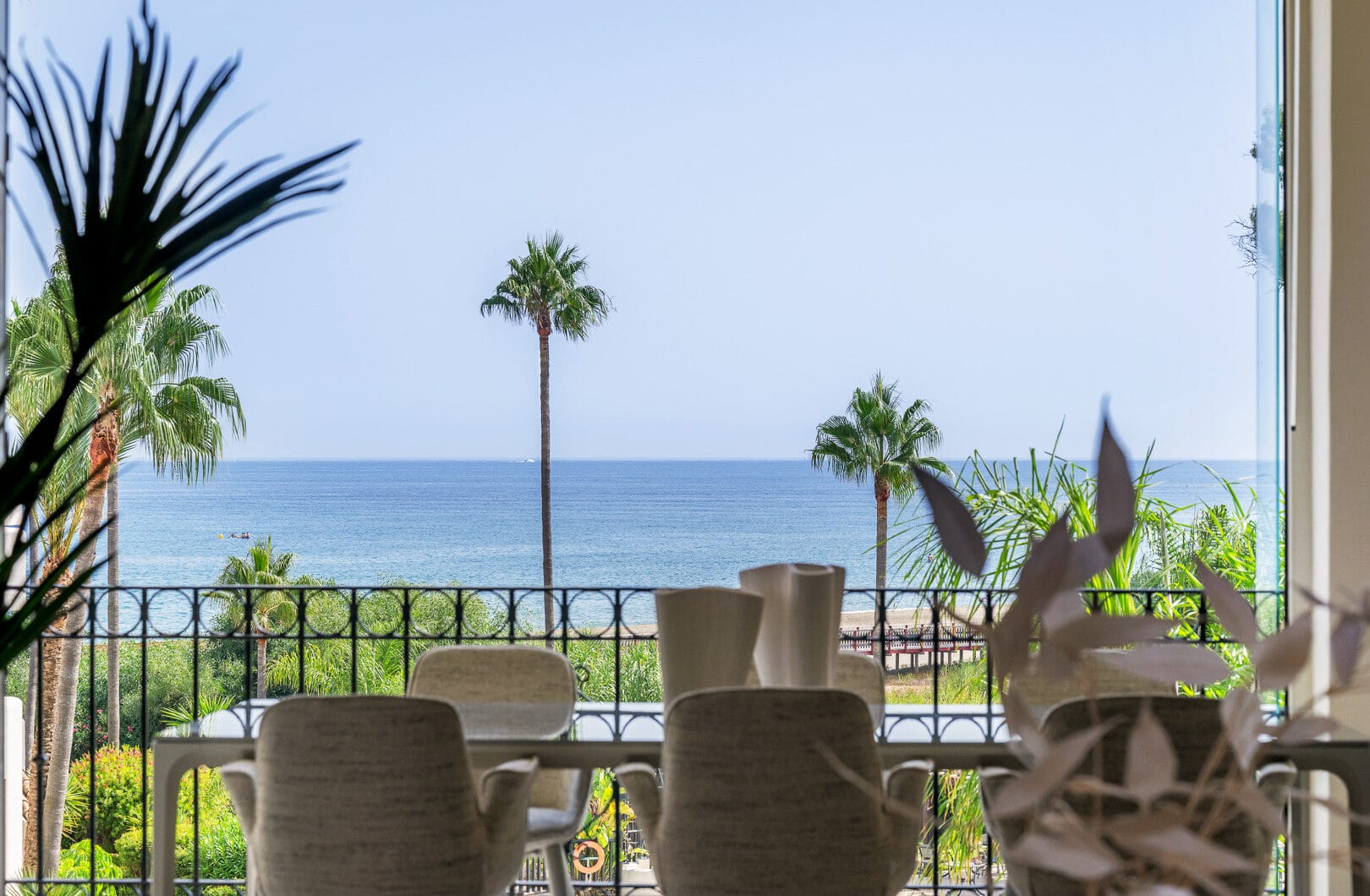 Beautifully renovated, south facing three-bedroom apartment located  in the prestigious gated community of Bahia del Velerin, Estepona