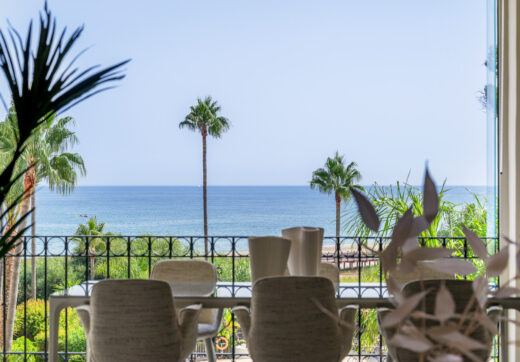 Beautifully renovated, south facing three-bedroom apartment located  in the prestigious gated community of Bahia del Velerin, Estepona