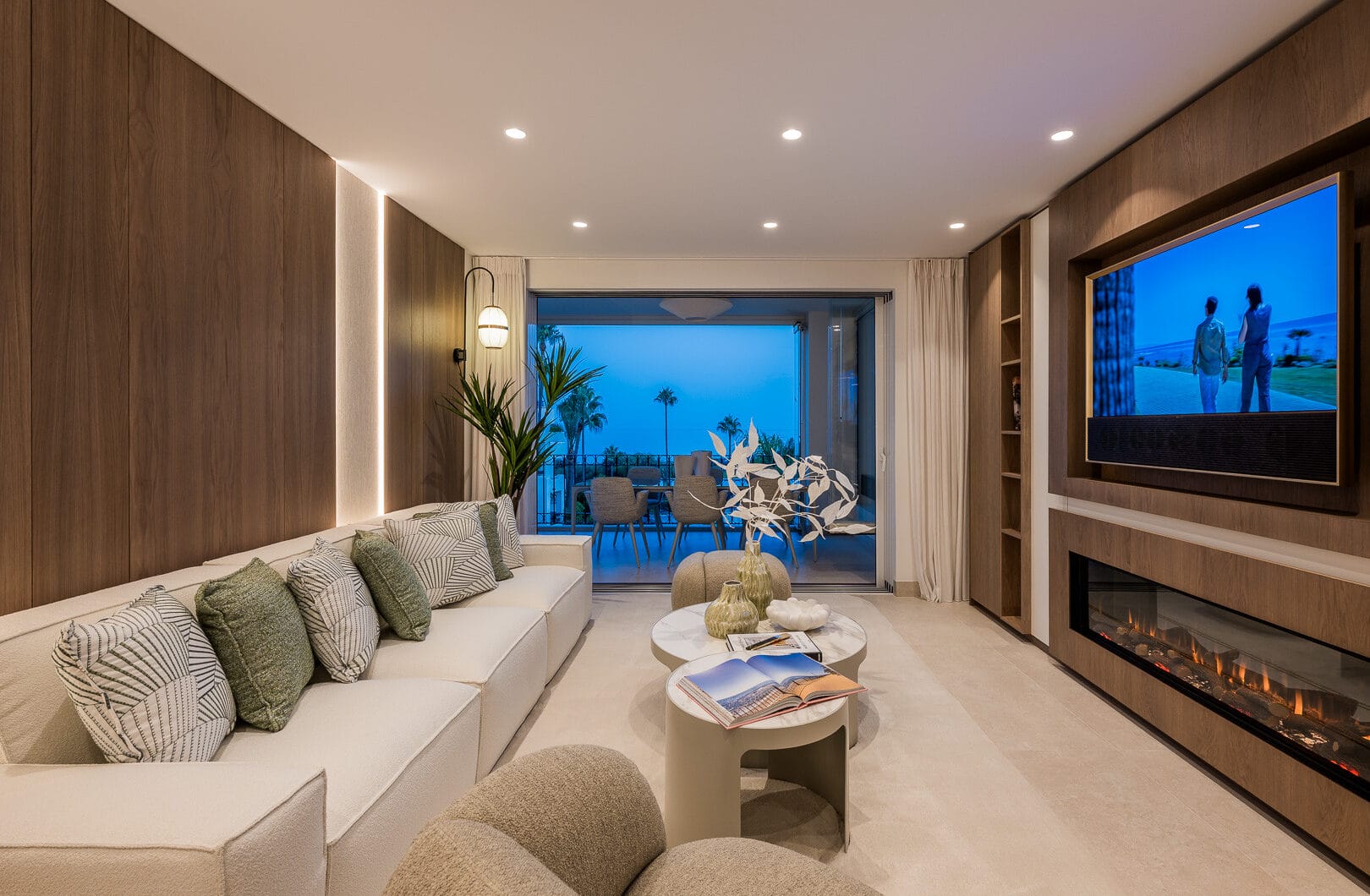 Beautifully renovated, south facing three-bedroom apartment located  in the prestigious gated community of Bahia del Velerin, Estepona