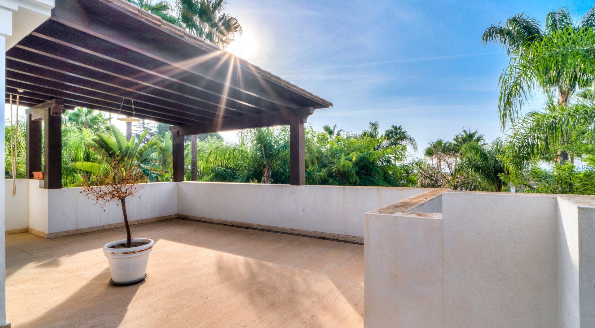 Renovation Opportunity - Six bedroom south west facing villa, located in Lomas de Magna Marbella on Marbella's Golden Mile