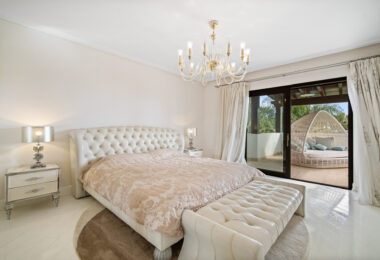 Renovation Opportunity - Six bedroom south west facing villa, located in Lomas de Magna Marbella on Marbella's Golden Mile