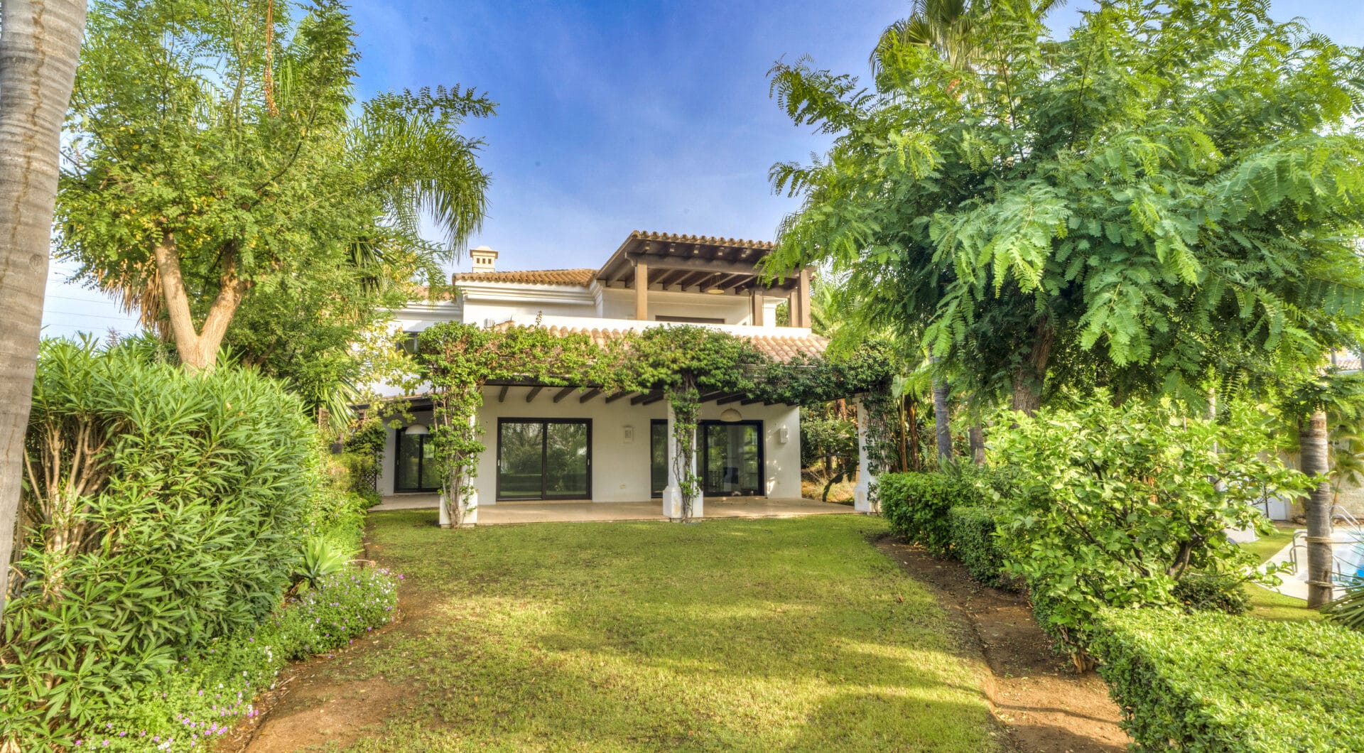 Renovation Opportunity - Six bedroom south west facing villa, located in Lomas de Magna Marbella on Marbella's Golden Mile