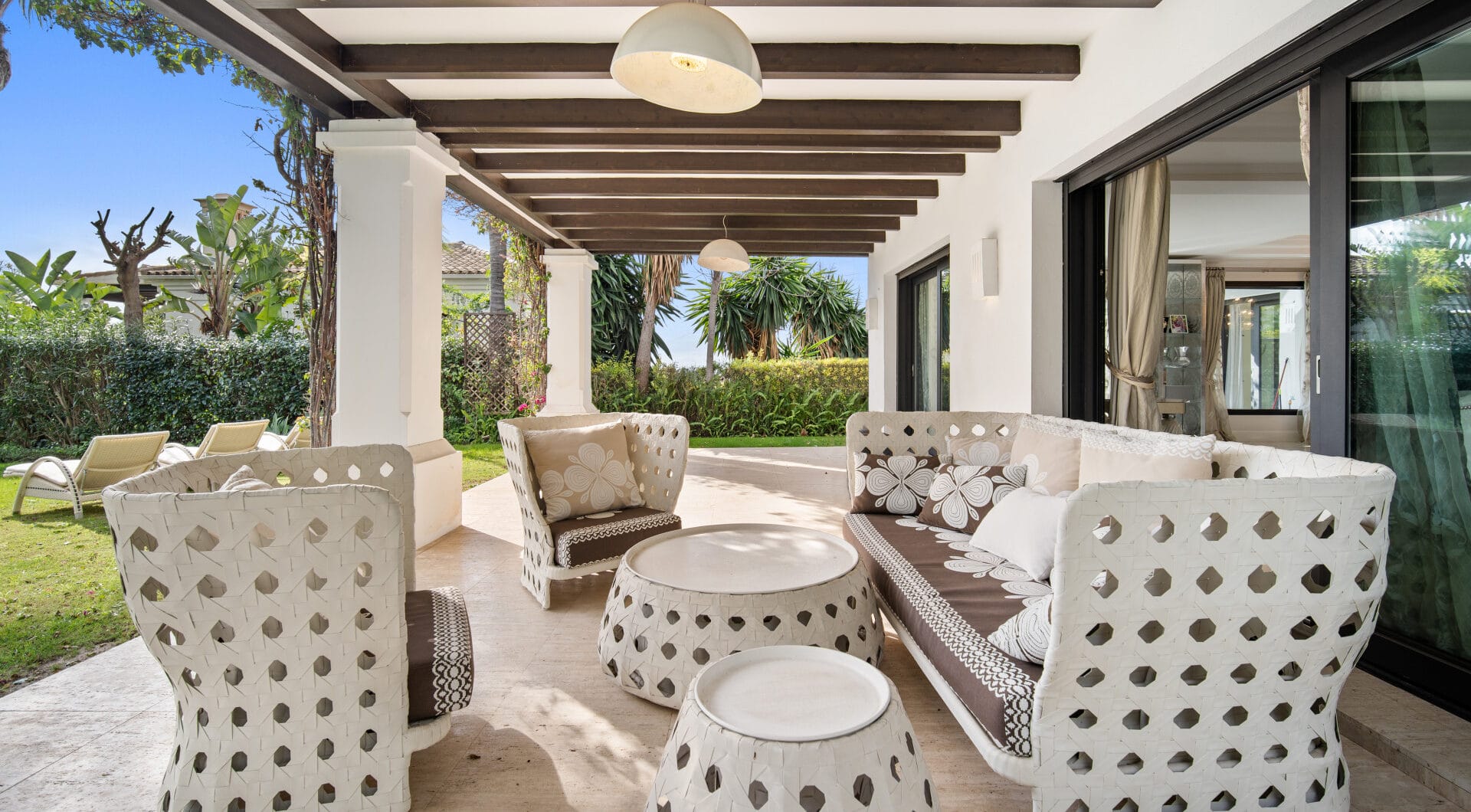 Renovation Opportunity - Six bedroom south west facing villa, located in Lomas de Magna Marbella on Marbella's Golden Mile