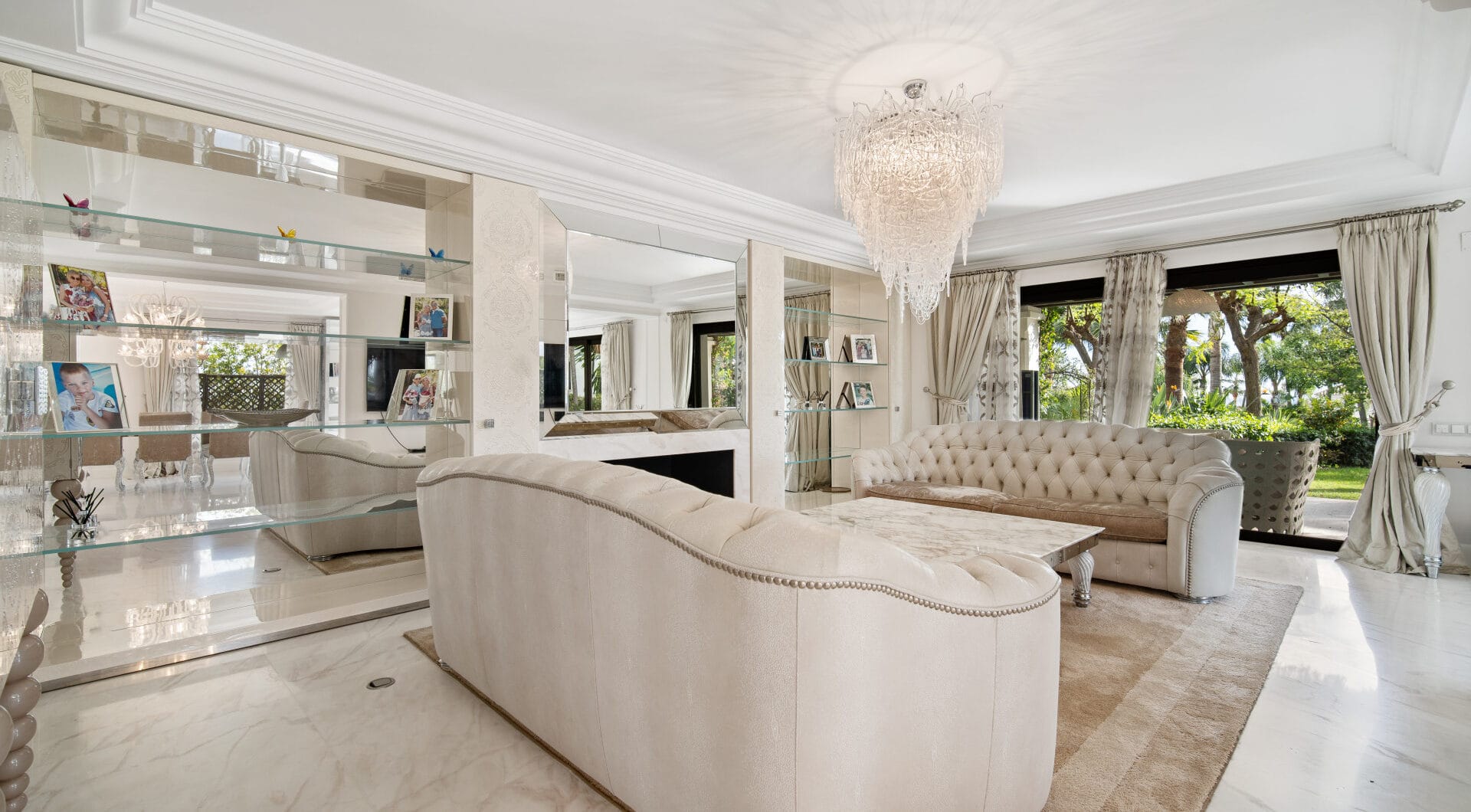 Renovation Opportunity - Six bedroom south west facing villa, located in Lomas de Magna Marbella on Marbella's Golden Mile