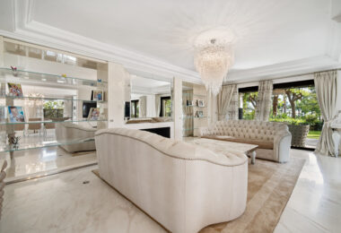 Renovation Opportunity - Six bedroom south west facing villa, located in Lomas de Magna Marbella on Marbella's Golden Mile