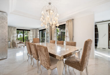 Renovation Opportunity - Six bedroom south west facing villa, located in Lomas de Magna Marbella on Marbella's Golden Mile