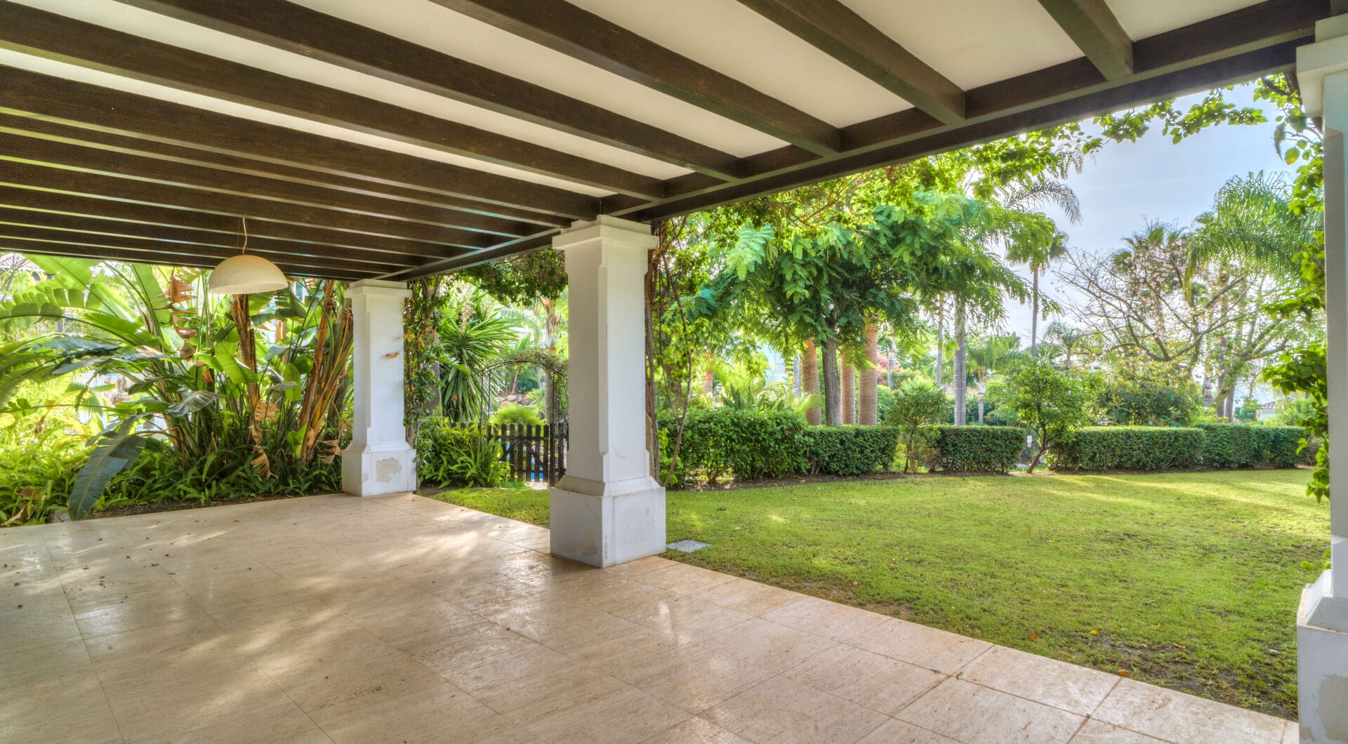 Renovation Opportunity - Six bedroom south west facing villa, located in Lomas de Magna Marbella on Marbella's Golden Mile