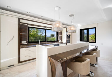 Renovation Opportunity - Six bedroom south west facing villa, located in Lomas de Magna Marbella on Marbella's Golden Mile