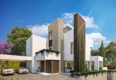 Modern four bedroom, south east facing villa of exceptional qualities is located in a gated community, consisting of only 15 villas, with 24 hour security guards and concierge services situated in a green oasis on the edge of the famous Golden Mile