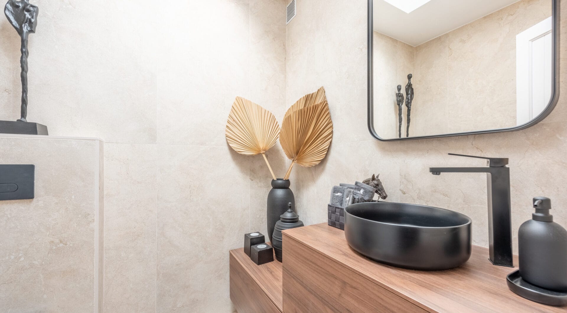 Scandi-style design bungalow in the beachfront Oasis Club on Marbella's Golden Mile.