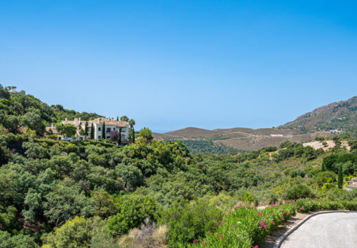 Southwest facing plot in La Zagaleta with a spectacular villa project