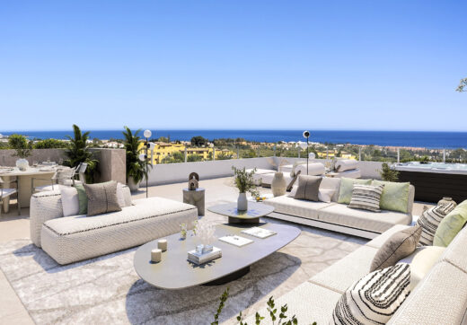 New project in the New Golden Mile with spectacular sea views