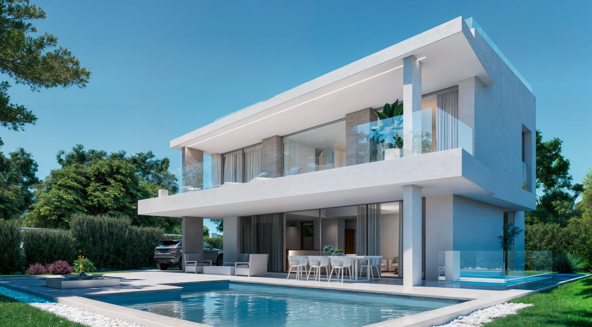 New Luxury Villas in Monte Biarritz with Partial Sea Views