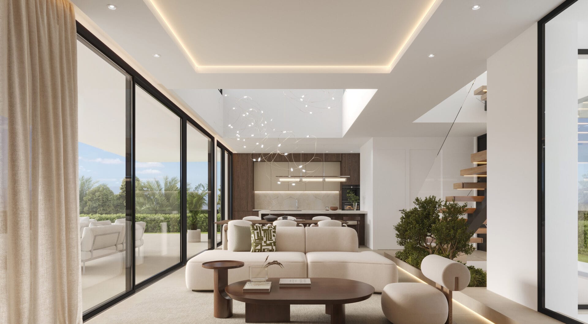 New Luxury Villas in Monte Biarritz with Partial Sea Views