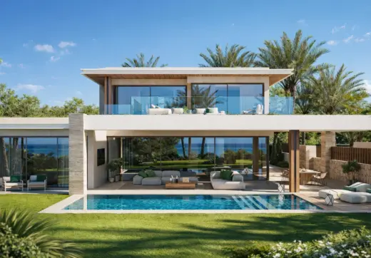 Modern villa in Sierra Blanca by the Sea with swimming pool and sea view